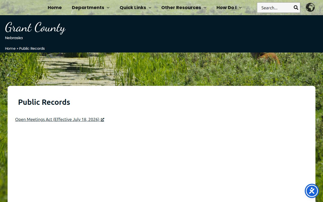 Grant County active warrant search public records page