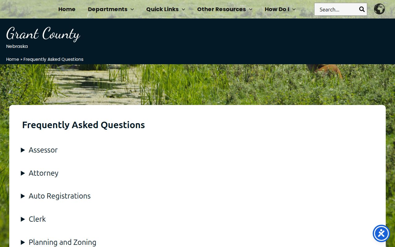 Grant County warrant records public request FAQ